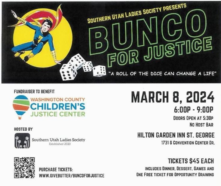 children's justice center bunco night fundraiser