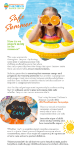 July Safe Summer Newsletter
